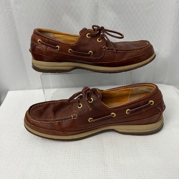 Sperry Top Sider Gold Cup ASV Boat Shoes Mens Size 11 Brown Leather Slip On main image 10